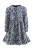 happy girls Jurk  cyaan blauw / lavendel / offwhite