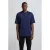 Vänner relaxed T-shirt met backprint donkerblauw
