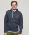 Superdry Mannen Hoodie met Koperen Label en Print Blauw