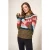 White Stuff Yoke Pattern Jumper Pink