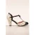 Kelly Lee t-strap pumps in zwart en blush