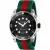 Gucci YA136209 herenhorloge met zwarte wijzerplaat en nylon band