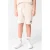Shoeby regular waist sweatshort beige met textuur