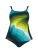 SUNFLAIR Tankini ‘Mastectomy’  limoen / petrol / kiwi / wit
