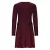 B.Nosy midi jurk met glitter donkerrood