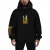 Dolce & Gabbana Zwarte Katoenen Hooded DG Shield Pullover Trui