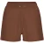 Damesshort Colorful Standard Organic Cinnamon Brown