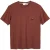 Scotch & Soda Garment Dyed Ss Pocket Tee Rum Raisin