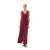 V-hals Jurk met Splitzoom Dames Haris Cotton Essentials