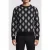 The Kooples Pull Col Round Black Grey White