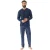 Mey Pyjama Straight Shirt met lange mouwen en borstzak (2-delig)