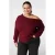 MS Mode off shoulder trui donkerrood