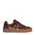 Manfield suède sneakers bruin/panter
