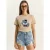 Geborduurd T-shirt met ronde hals