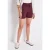 Street One Dames Korte broek van paperbag in Rood