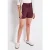 Street One Dames Korte broek van paperbag in Rood