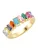 Giorgio Martello Milano Ring  lichtblauw / goud / grijs / pink