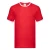 Fruit of the Loom Heren Ringer Contrast T-shirt (Rood/Wit)
