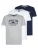 Petrol Industries Shirt  navy / grijs / wit