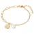 Valero Pearls Armband  goudgeel / parelwit