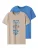 TWO SOON Shirt  beige / blauw / zwart