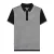 Lambretta Heren SS24 Houndstooth Poloshirt (Zwart, Wit)