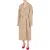 Moschino Cotton And Nylon Gabardine Trench Coat Beige