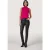 EsQualo Top Slvlss Ribbed Col Basic Knit Fuchsia