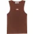Laagam Top zonder mouw 9964170936659 brown