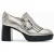 AllSaints Zia Stud Loafer Gunmetal Grey