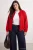 Trendyol Curve Dames Rood Effen Lang Oversized Grote maten Sweatshirts