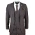 Heren Bruin Wol 3-delige Pak Dubbel Breasted Tweed Peaky Blinders 1920
