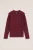 WE Fashion – Meisjes T-shirt van ribstof – Bordeauxrood – Katoen –