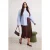 Trendyol Curve Dames Bruin Effen Maxi Grote maten Rokken