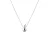 Dames Druppelketting in 925 Sterling Zilver BICLL026