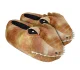 Kinderen / kinderen pluche 3d pantoffels met dinosauruskop – Bruin
