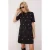 TRENDYOLMİLLA Dames Zwart Effen Kort / Mini Kort Casual A-lijn Jurken