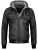 INDICODE JEANS Tussenjas ‘Aaron’  grijs / zwart