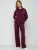 Hiccup Broekpak  roestrood / wijnrood / offwhite
