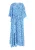 IZIA Jurk  blauw / wit