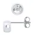 Diamanten oorbellen set met 0060 Cts Clos Jewelry 925