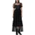 AllSaints Ryla Dot Dress Black