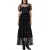 AllSaints Ryla Dot Dress Black