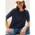 Cecil Dames Shirt met tekst kunstwerk in Blauw