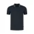 Saint Steve regular polo fijn gebreid donkerblauw