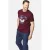 Jan Vanderstorm TERNO loose T-shirt Plus Size donkerrood