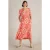 White Stuff Lucy Midi Dress Coral Print