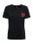 ONLY Shirt ‘ONLVICA’  rood / zwart / wit