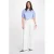 Morgan top broderie blauw