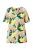 Ulla Popken Shirt  geel / donkergroen / kreeft / rosa